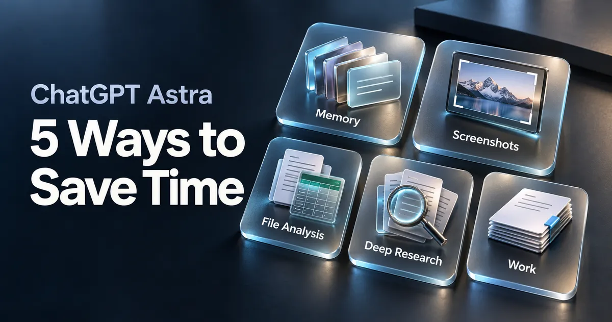 Save Time with ChatGPT Astra 5 Practical Workflows