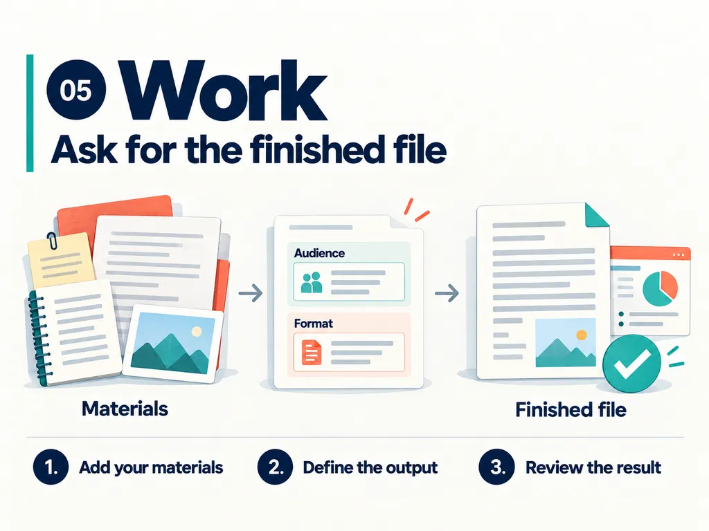 Work: Ask for the Finished File